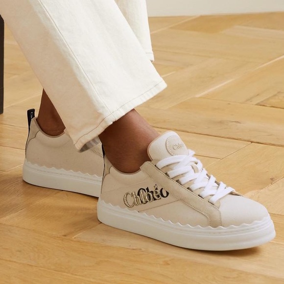 Chloe Shoes - Chloe Lauren Logo Sneaker